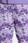 Zivame 2 Mile Fashion Knit Cotton Pyjama Set -Aster Purple — thumbnail 6